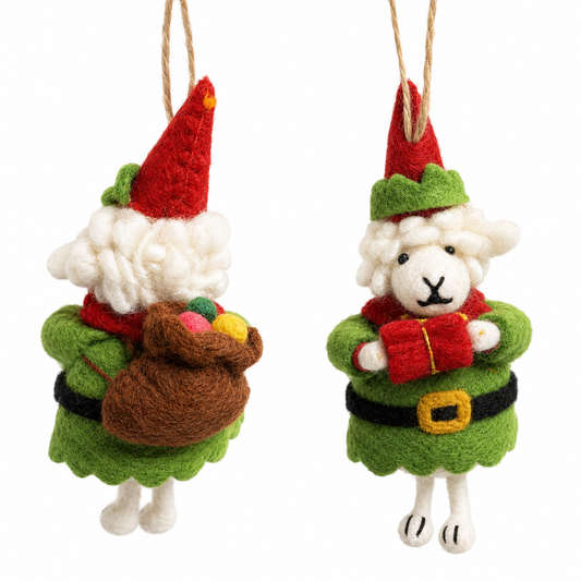 Elf Sheep Ornament