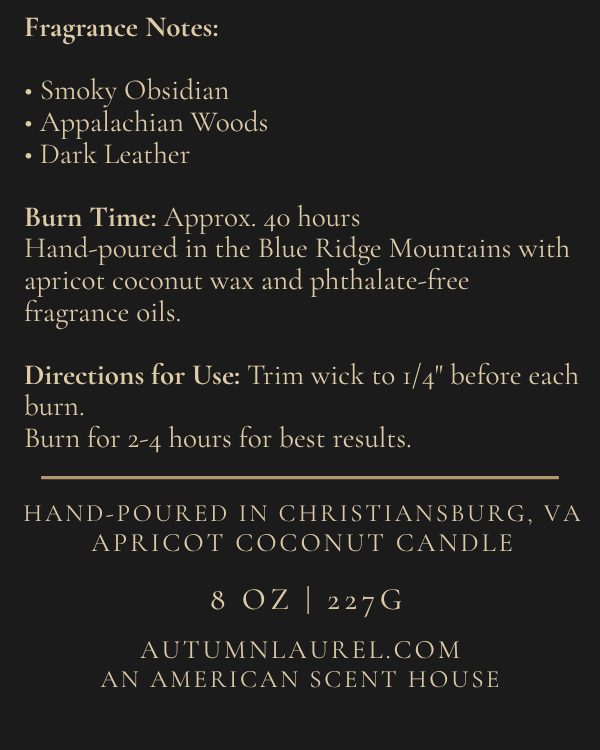 Mothman Candle | Appalachian Folklore Collection