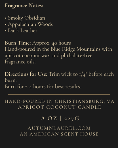 Mothman Candle | Appalachian Folklore Collection