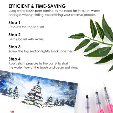 Premium Watercolor Brush Set of 3