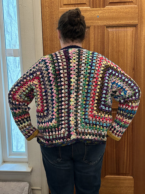 Hexagon Cardigan (Crochet)