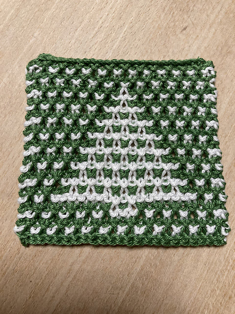Mosaic Christmas Tree Coaster