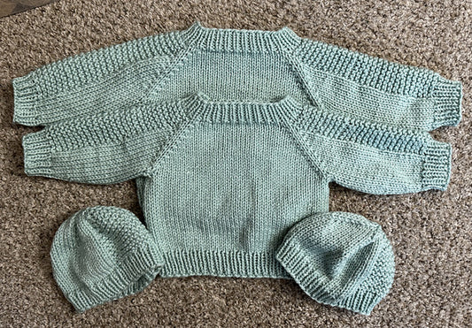 My First Sweater ~ Flax Worsted Pullover