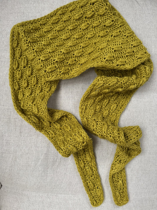 WestKnits' Dancing Droplet Skinny Scarf