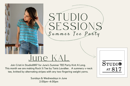 Studio Sessions ~June Knit A Long
