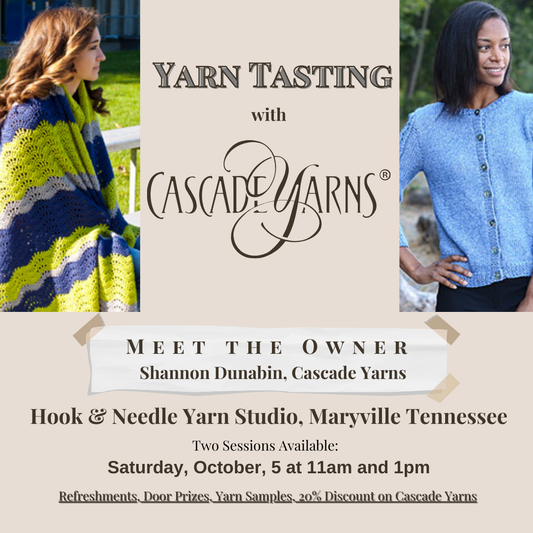 Cascade Yarn Tasting Event ~ Meet the Owner of Cascade Yarns