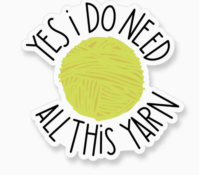 Knit and Crochet Stickers