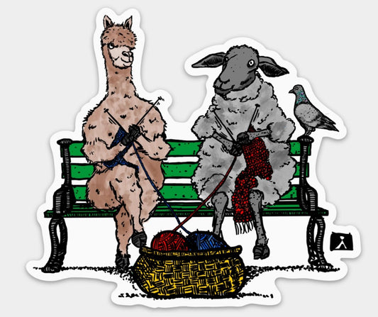 Sheep and Alpaca Stickers
