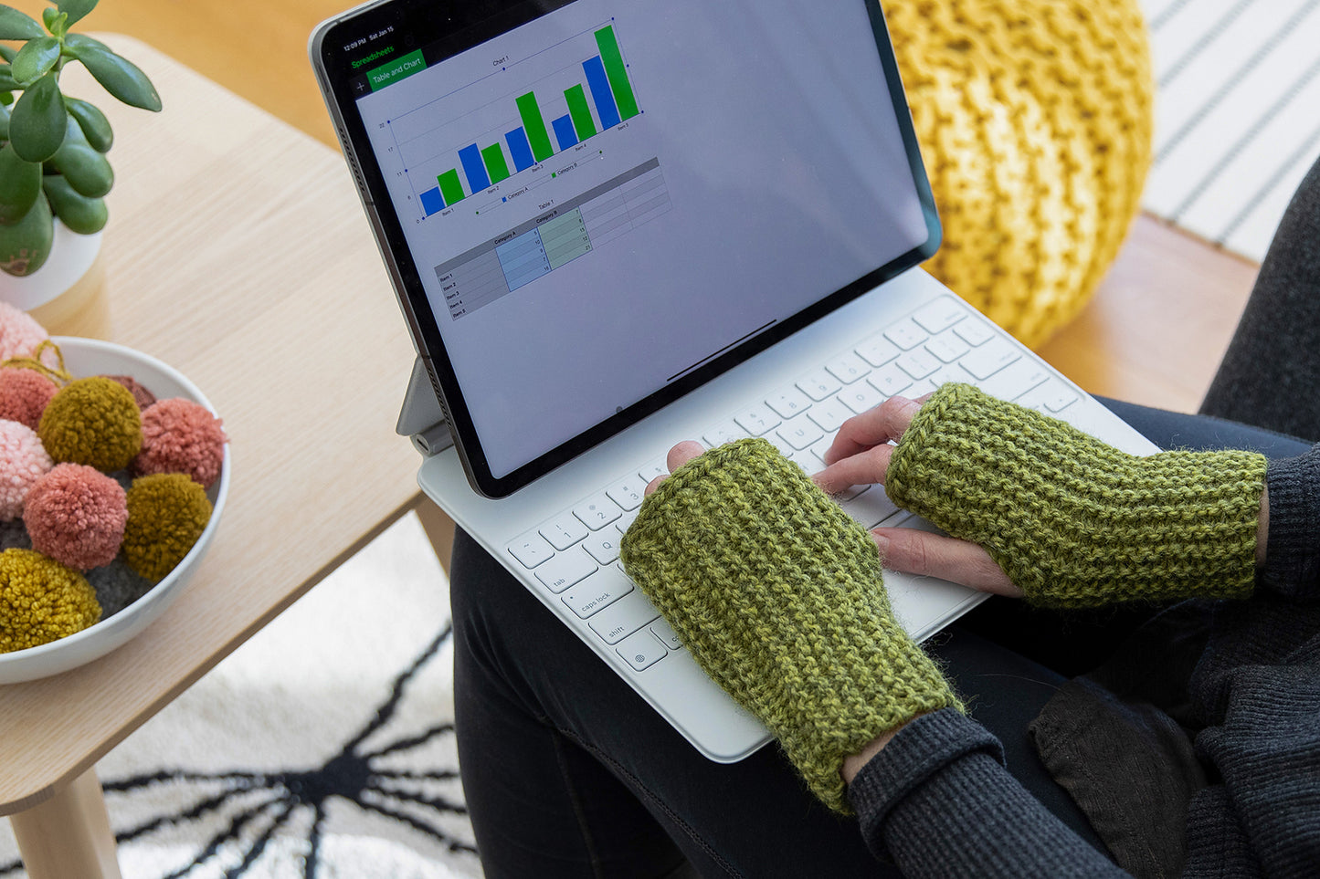Study Buddy Fingerless Mitts