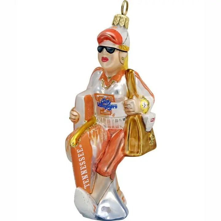 Tennessee Lady Fan Ornament