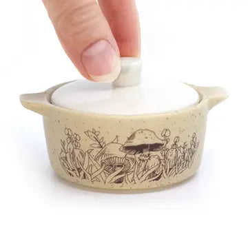 Pyrex-Inspired Ceramic Trinket Box