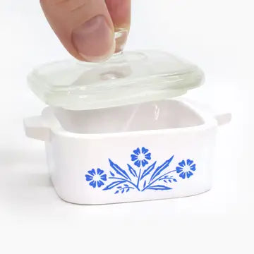 Pyrex-Inspired Ceramic Trinket Box