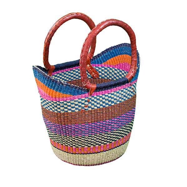 African Bolga Baskets: Medium Tote