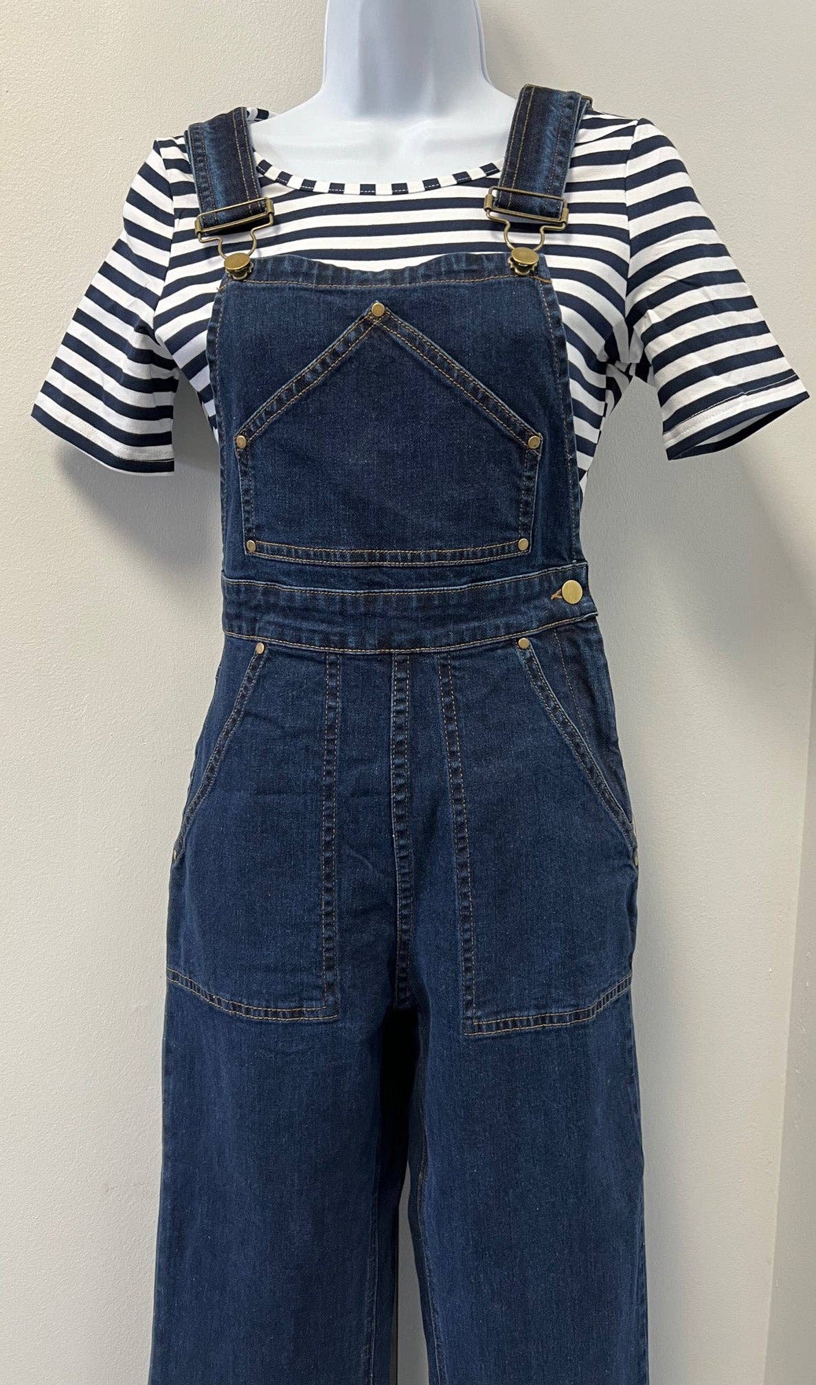 Navy Stripe Short Sleeve