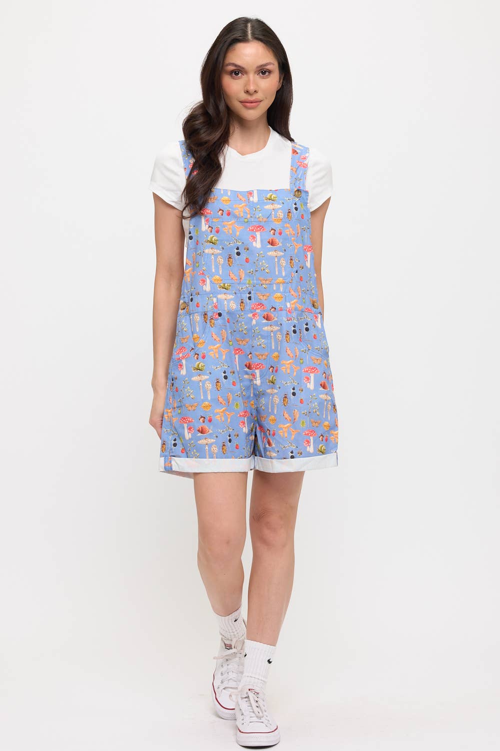 Enchanted Forest Mushroom Shortalls