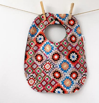 Crochet Printed Baby Bib