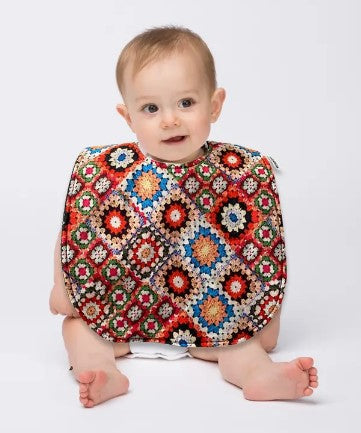 Crochet Printed Baby Bib