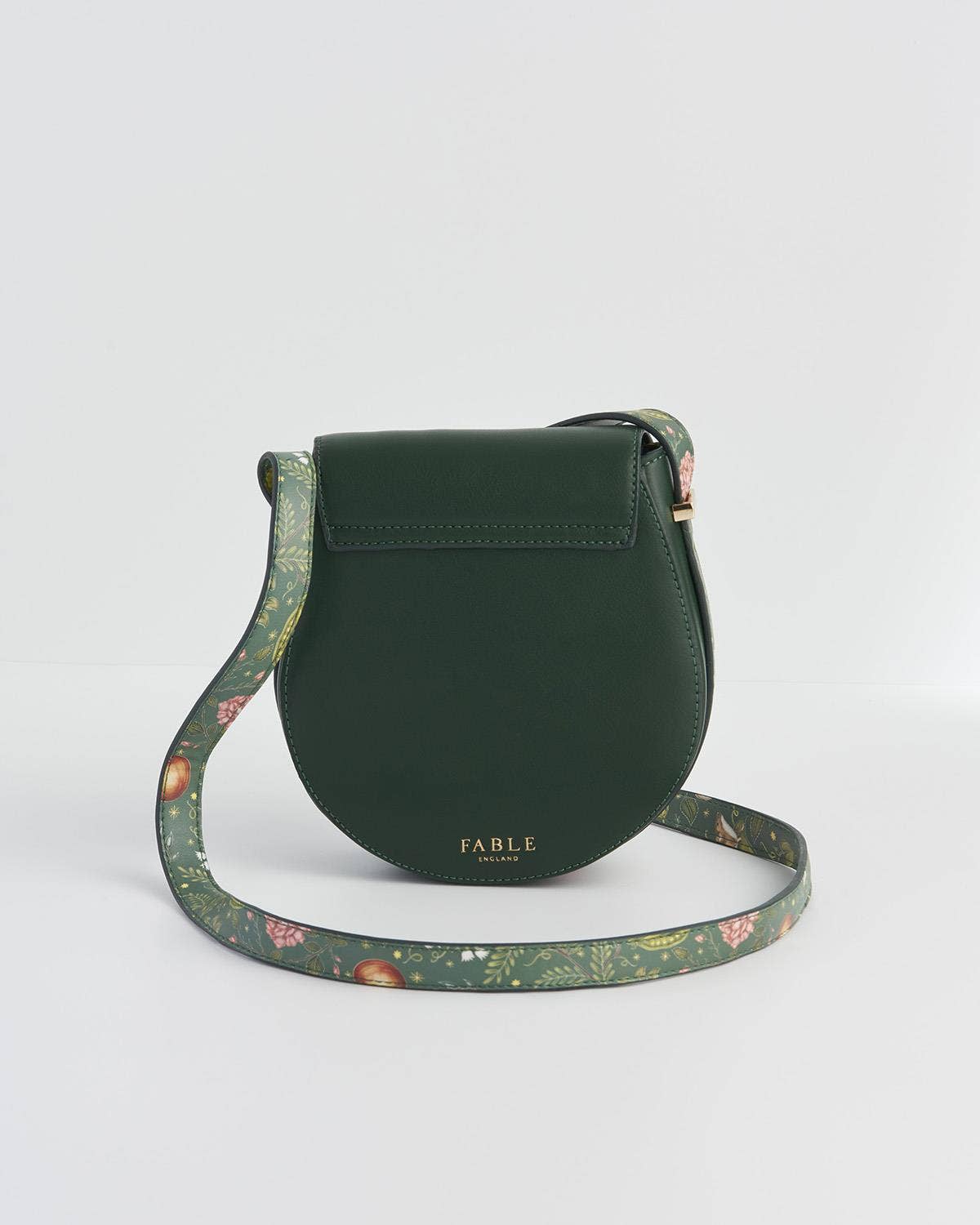 Into the Woods Green Saddle Purse - Fable