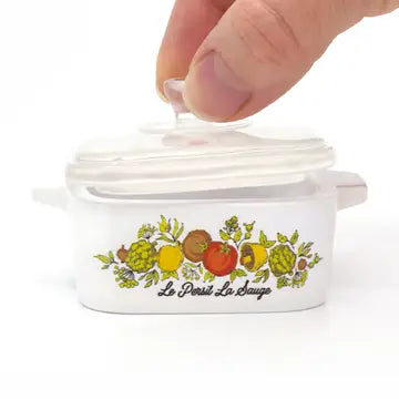 Pyrex-Inspired Ceramic Trinket Box