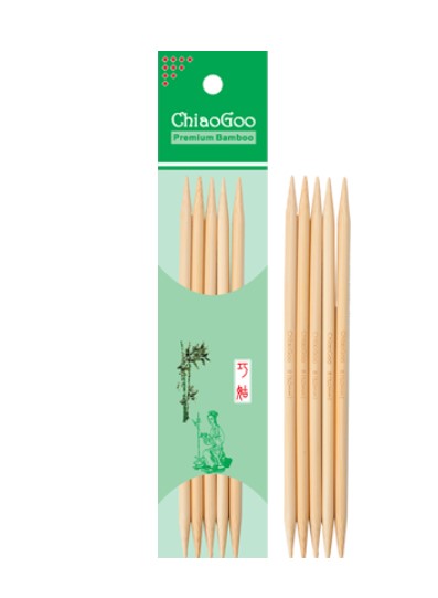 Chiaogoo 6" Bamboo DPN