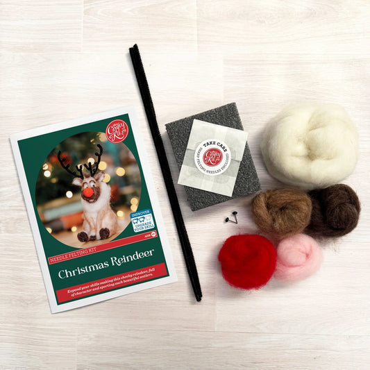 Sven the Christmas Reindeer (Felting)