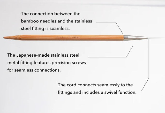 Koshitsu Fixed Circular Needles - 16 inch