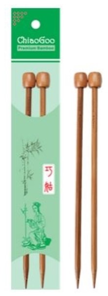 Chiaogoo 7" Straight Bamboo Knitting Needles