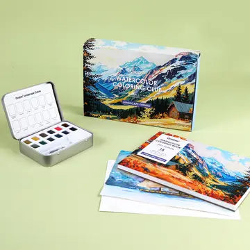 Watercolor Coloring Club Box