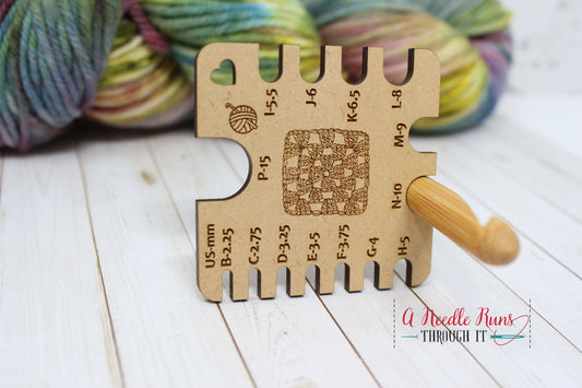 Crochet Hook Gauge Square