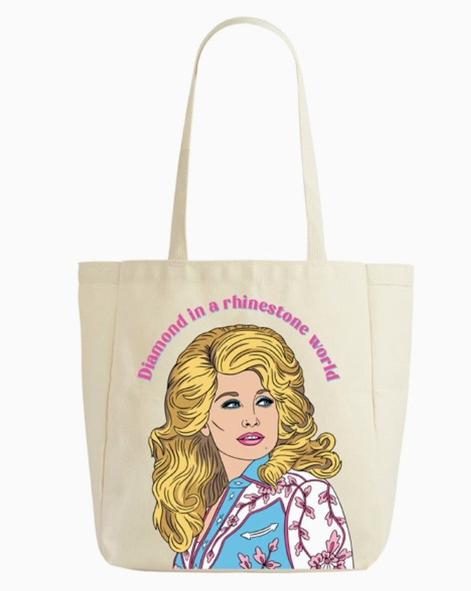 Dolly Diamond in a Rhinestone World Tote