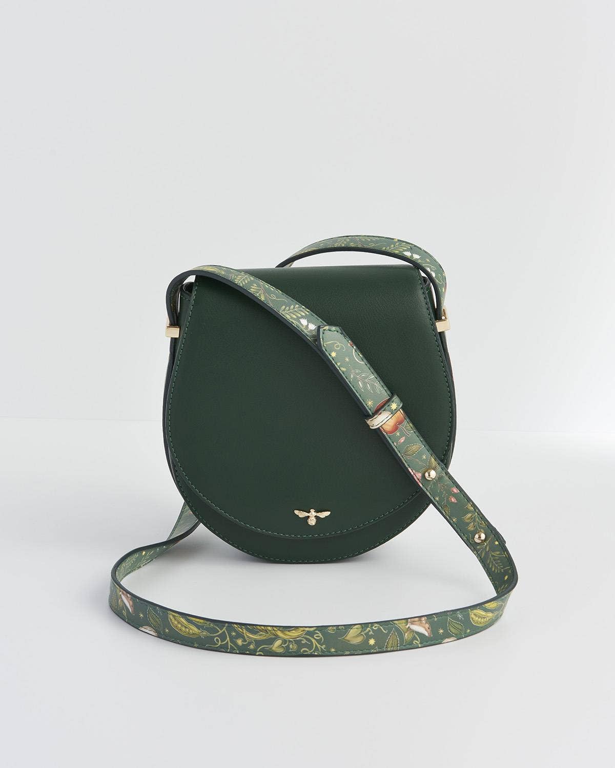 Into the Woods Green Saddle Purse - Fable