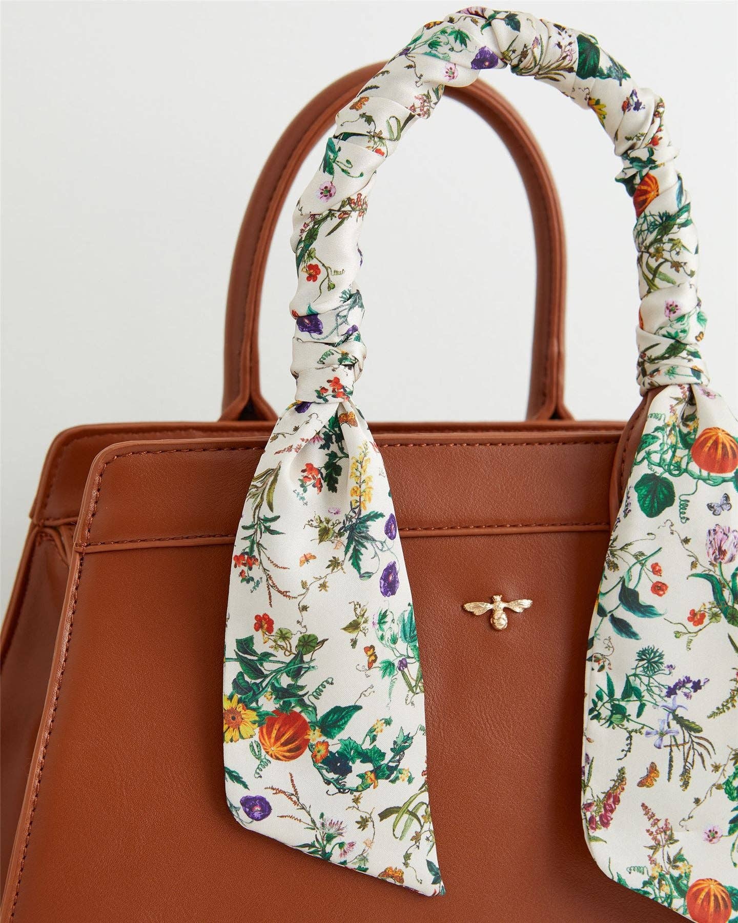 Pumpkin Tan Tote Purse - Fable