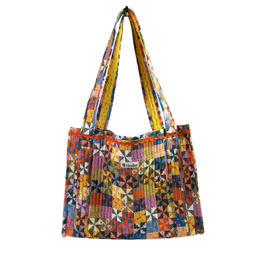 Quilted Cotton Tote