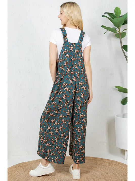 Floral Overalls