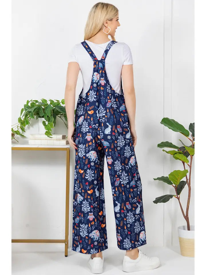 Racoon & Friend Corduroy Overalls