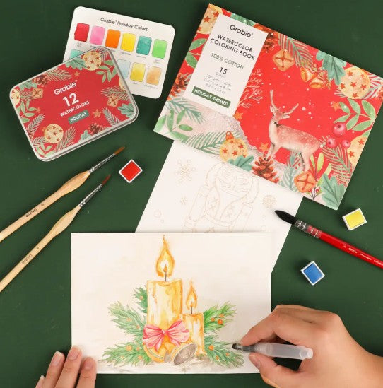 Watercolor Coloring Club Box