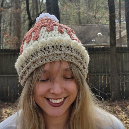 Ice Cream Beanie (Crochet)