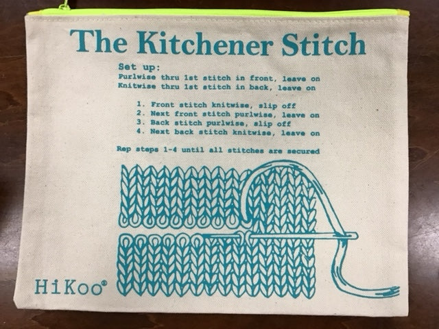 Kitchener Stitch Pouch