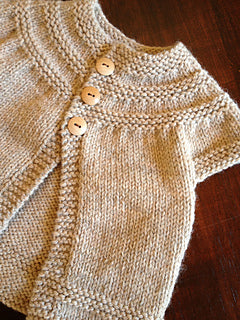 In Threes: Baby Cardigan