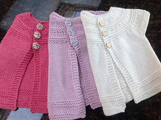 In Threes: Baby Cardigan