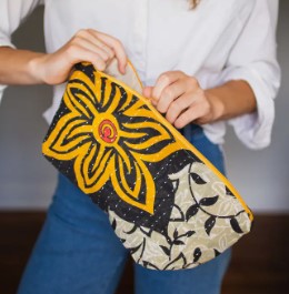 Kantha Project Bag