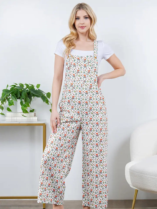 Retro Mushroom Overalls