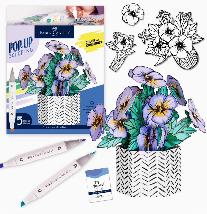 Pop Up Coloring Bouquet