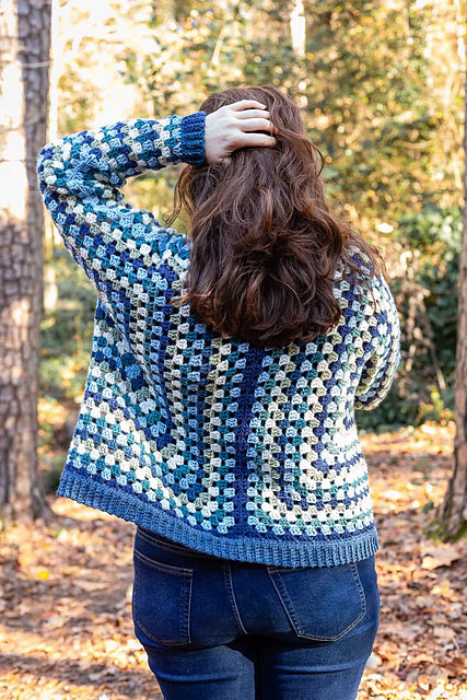 Hexagon Cardigan (Crochet)