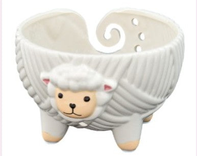 Ceramic Sheep Yarn Bowl