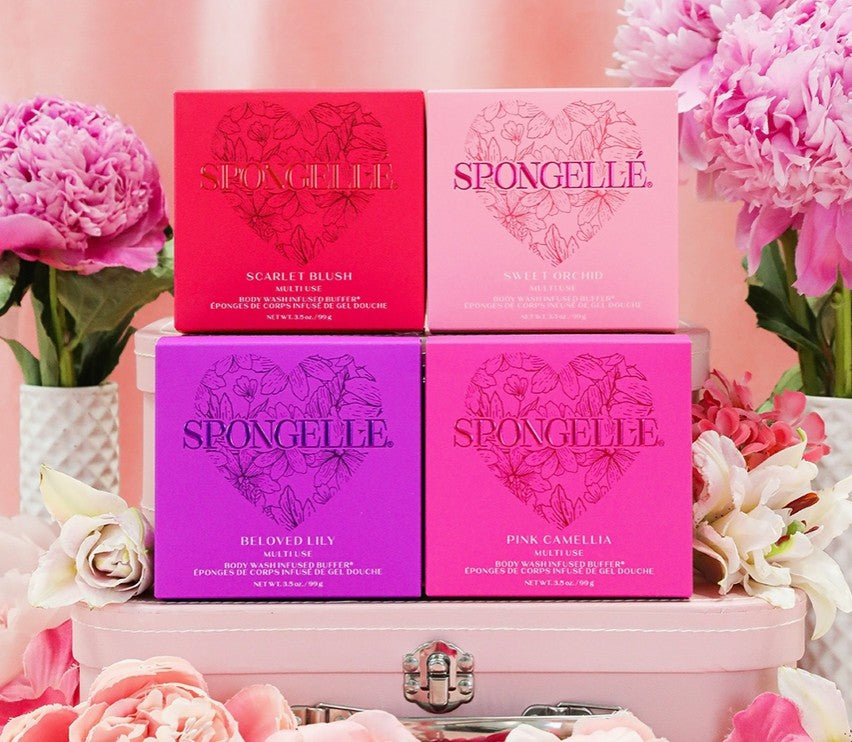 Spongelle Heart Shaped Body Sponges