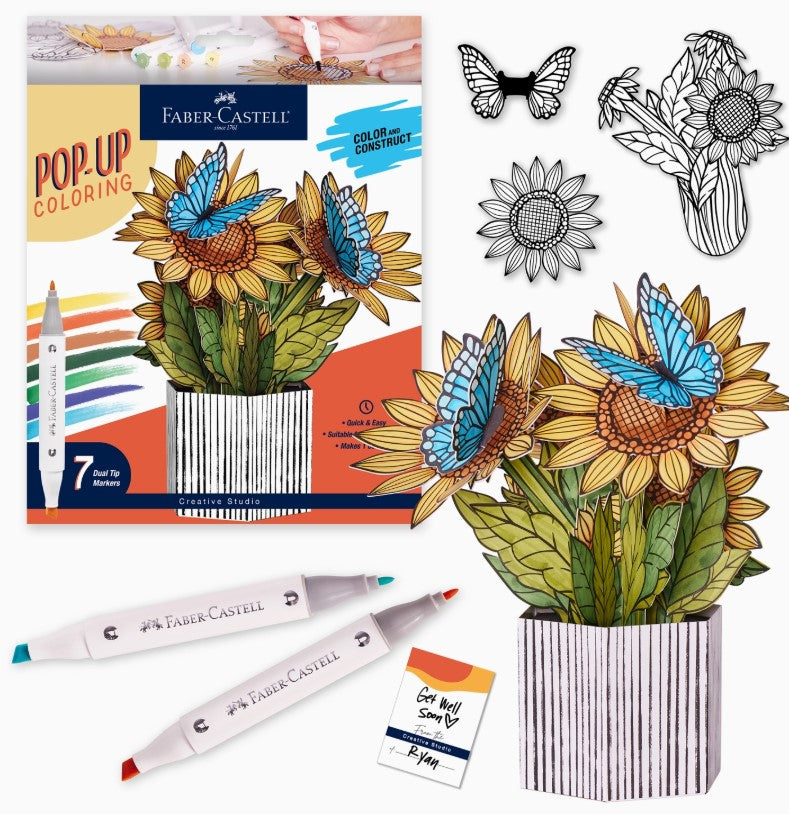 Pop Up Coloring Bouquet