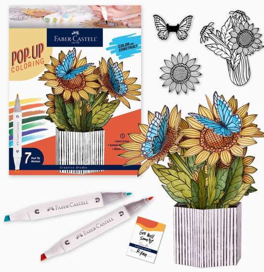 Pop Up Coloring Bouquet