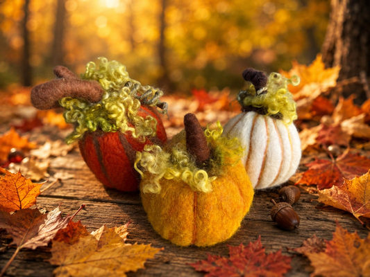 Wooly Pumpkin (Needle Felt)