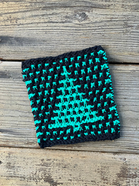 Mosaic Christmas Tree Coaster